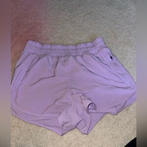 CRZ YOGA Women's Purple Athletic Shorts M